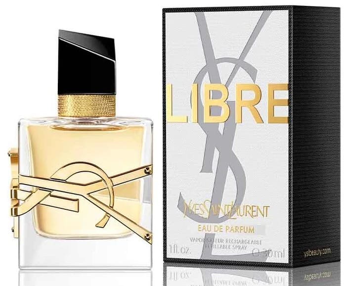 平野紫耀さんが愛用するイブサンローラン（YSL）の香水「リブレ（LIBRE）」のボトル画像。人気No.1フレグランスとして話題のアイテム。